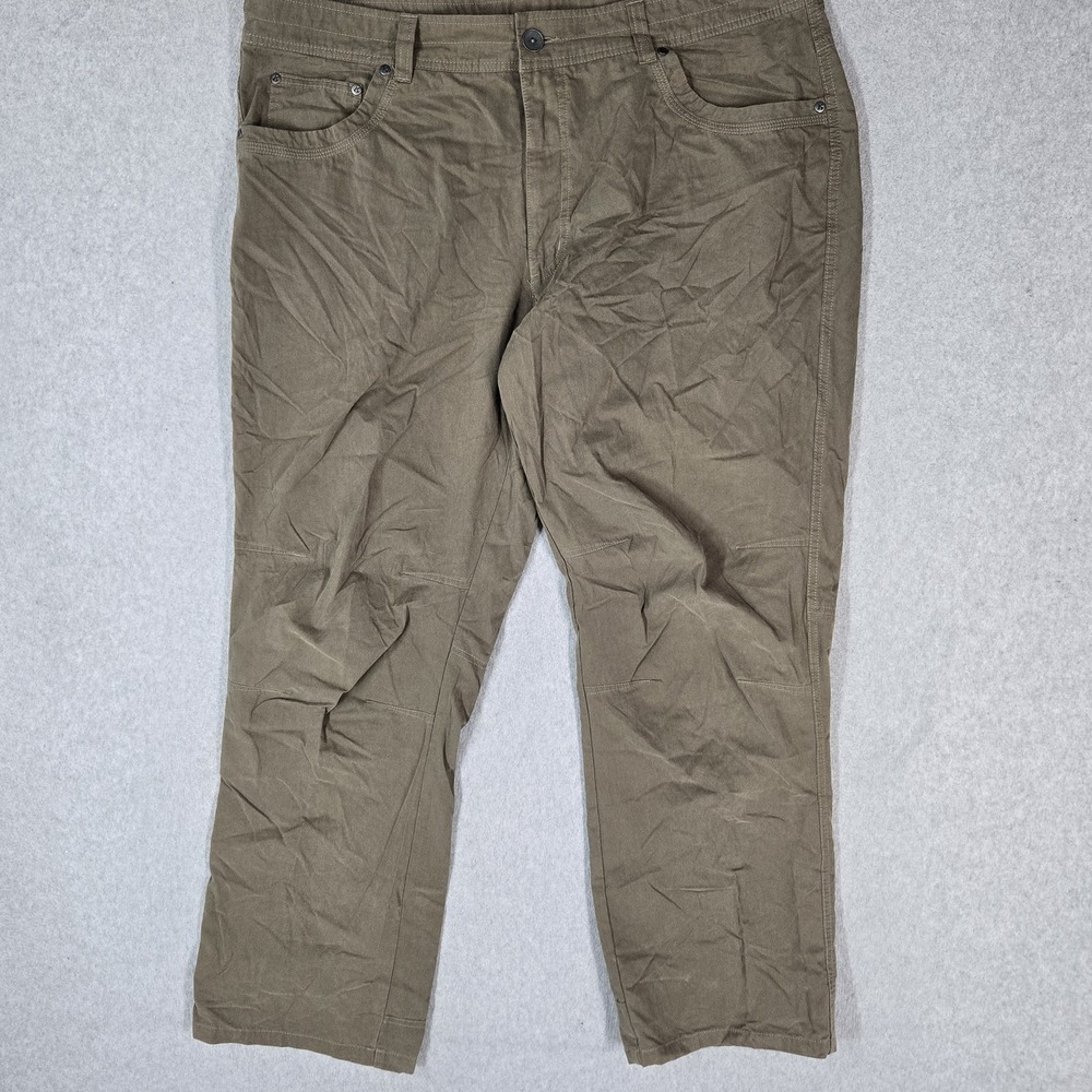 KILLIK Men Pants 40/32 Olive Green Cotton Nylon Cargo KL58347 32" Inseam Logo
